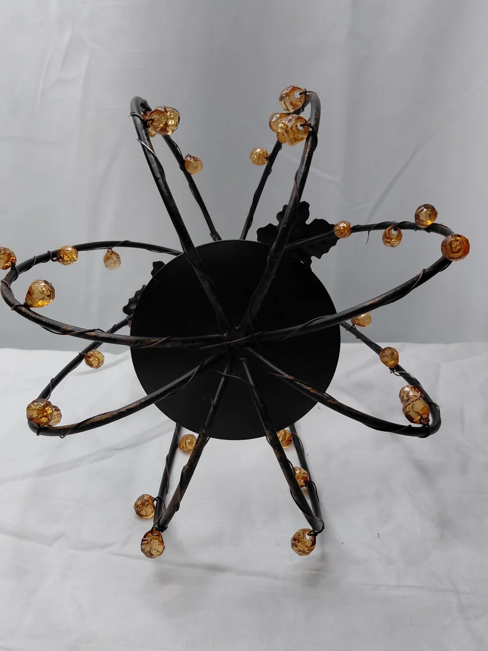 Pier One Metal Pumpkin Tealight Candle Holder
